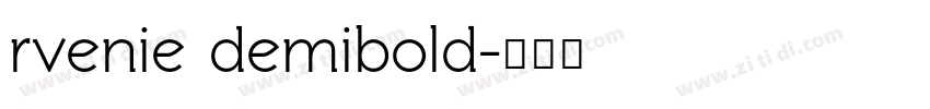 rvenie demibold字体转换